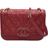 シャネル CHANEL Vステッチチェーン2WAYショルダーバッグ A91893 24番台 レッド ゴールド金具 カーフスキン レディース ショルダーバッグ