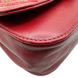 シャネル CHANEL Vステッチチェーン2WAYショルダーバッグ A91893 24番台 レッド ゴールド金具 カーフスキン レディース ショルダーバッグ