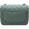 シャネル CHANEL ミニマトラッセ AS3737 ブルーグレー ゴールド金具 ラムスキン レディース ショルダーバッグ