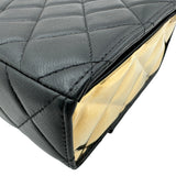 シャネル CHANEL トップハンドルミニフラップバッグ AS2796 ブラック ゴールド金具 ラムスキン レディース ショルダーバッグ