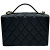 シャネル CHANEL トップハンドルミニフラップバッグ AS2796 ブラック ゴールド金具 ラムスキン レディース ショルダーバッグ