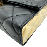 シャネル CHANEL トップハンドルミニフラップバッグ AS2796 ブラック ゴールド金具 ラムスキン レディース ショルダーバッグ