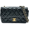 シャネル CHANEL ミニマトラッセ20 A69900 29番台 ブラック ゴールド金具 パテント レディース ショルダーバッグ