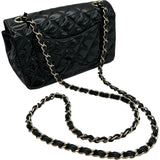 シャネル CHANEL ミニマトラッセ20 A69900 29番台 ブラック ゴールド金具 パテント レディース ショルダーバッグ