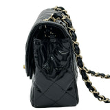 シャネル CHANEL ミニマトラッセ20 A69900 29番台 ブラック ゴールド金具 パテント レディース ショルダーバッグ