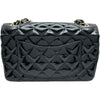 シャネル CHANEL ミニマトラッセ20 A69900 29番台 ブラック ゴールド金具 パテント レディース ショルダーバッグ