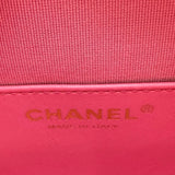 シャネル CHANEL スモールバニティ2WAYショルダーバッグ AS3875 ピンク ゴールド金具 キャビアスキン レディース ショルダーバッグ