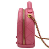 シャネル CHANEL スモールバニティ2WAYショルダーバッグ AS3875 ピンク ゴールド金具 キャビアスキン レディース ショルダーバッグ