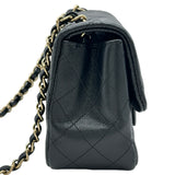 シャネル CHANEL ミニマトラッセ A35200 24番台 ブラック ゴールド金具 キャビアスキン レディース ショルダーバッグ