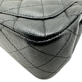 シャネル CHANEL ミニマトラッセ A35200 24番台 ブラック ゴールド金具 キャビアスキン レディース ショルダーバッグ
