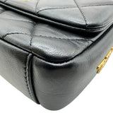 シャネル CHANEL スモールフラップチェーンショルダーバッグ AS2733 ブラック ゴールド金具 ラムスキン レディース ショルダーバッグ
