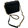 シャネル CHANEL スモールフラップチェーンショルダーバッグ AS2733 ブラック ゴールド金具 ラムスキン レディース ショルダーバッグ