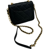 シャネル CHANEL スモールフラップチェーンショルダーバッグ AS2733 ブラック ゴールド金具 ラムスキン レディース ショルダーバッグ