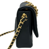 シャネル CHANEL スモールフラップチェーンショルダーバッグ AS2733 ブラック ゴールド金具 ラムスキン レディース ショルダーバッグ
