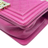 シャネル CHANEL ボーイシャネル20 A67085 28番台 パープルピンク ゴールド金具 ソフトキャビアスキン レディース ショルダーバッグ