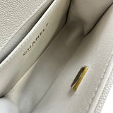 シャネル CHANEL ボーイシャネルチェーンショルダーバッグ AS3018 アイボリー系 ゴールド金具 キャビアスキン レディース ショルダーバッグ