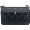 シャネル CHANEL マトラッセ2WAYチェーンウォレット AP2377 ブラック ゴールド金具 ラムスキン レディース ショルダーバッグ