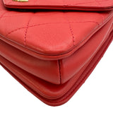 シャネル CHANEL マトラッセ2WAYチェーンショルダー AS0625 27番台 コーラルピンク ゴールド金具 ラムスキン レディース ショルダーバッグ