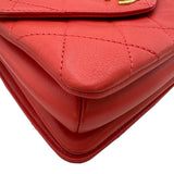 シャネル CHANEL マトラッセ2WAYチェーンショルダー AS0625 27番台 コーラルピンク ゴールド金具 ラムスキン レディース ショルダーバッグ