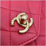 シャネル CHANEL マトラッセ2WAYチェーンショルダー AS0625 27番台 コーラルピンク ゴールド金具 ラムスキン レディース ショルダーバッグ