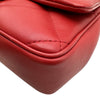 シャネル CHANEL マトラッセ2WAYチェーンショルダー 28番台 レッド ゴールド金具 ラムスキン レディース ショルダーバッグ