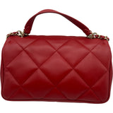 シャネル CHANEL マトラッセ2WAYチェーンショルダー 28番台 レッド ゴールド金具 ラムスキン レディース ショルダーバッグ