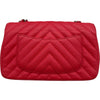 シャネル CHANEL ミニマトラッセ20 Vステッチ A69900 25番台 レッド シルバー金具 キャビアスキン レディース ショルダーバッグ
