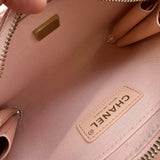 シャネル CHANEL ミニフラップバッグ AS3002 サーモンピンク ゴールド金具 キャビアスキン レディース ショルダーバッグ