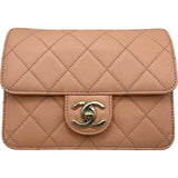 シャネル CHANEL ミニフラップバッグ AS3002 サーモンピンク ゴールド金具 キャビアスキン レディース ショルダーバッグ