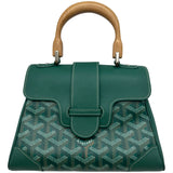 ゴヤール GOYARD サイゴンミニ グリーン ゴヤールディンキャンバス レディース ショルダーバッグ