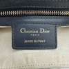 クリスチャン・ディオール Christian Dior オブリークサドルバッグ ネイビー ゴールド金具 キャンバス レディース ショルダーバッグ