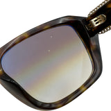 シャネル CHANEL バタフライシェイプサングラス 5516-A ブラウン　ゴールド金具 アセテート/メタル レディース サングラス
