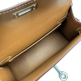 エルメス HERMES ミニケリー2 G刻印 ゴールド シルバー金具 エプソン レディース ハンドバッグ