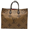 ルイ・ヴィトン LOUIS VUITTON オンザゴーGM M44576 ブラウン モノグラム・ジャイアントリバース レディース トートバッグ