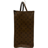 ルイ・ヴィトン LOUIS VUITTON オンザゴーGM M44576 ブラウン モノグラム・ジャイアントリバース レディース トートバッグ