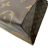 ルイ・ヴィトン LOUIS VUITTON オンザゴーGM M44576 ブラウン モノグラム・ジャイアントリバース レディース トートバッグ