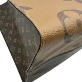ルイ・ヴィトン LOUIS VUITTON オンザゴーGM M44576 ブラウン モノグラム・ジャイアントリバース レディース トートバッグ