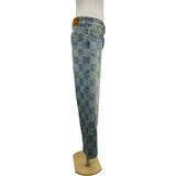 ルイ・ヴィトン LOUIS VUITTON ダミエスケートデニムパンツ HRD48W ブルー デニム メンズ デニムパンツ
