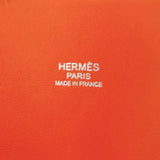 エルメス HERMES ボリード31 □R刻（2014年製） オレンジ シルバー金具 トリヨン レディース ハンドバッグ