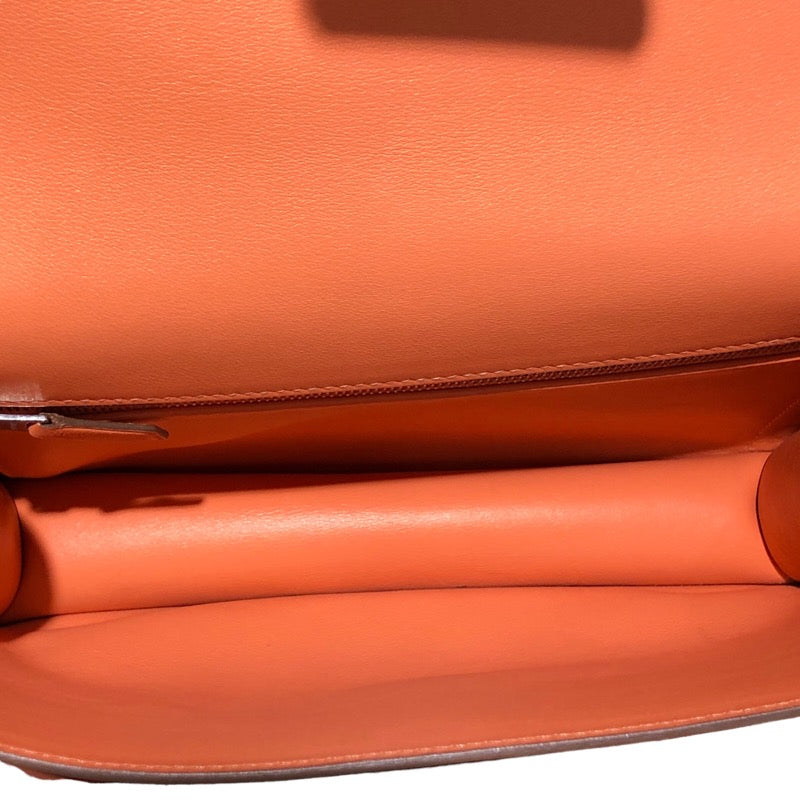 エルメス HERMES コンスタンス3 ベージュ・オレンジ　シルバー金具 スイフト・ドブリス レディース ショルダーバッグ