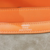 エルメス HERMES コンスタンス3 ベージュ×オレンジ× シルバー金具 スイフト×ドブリス レディース ショルダーバッグ