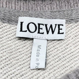 ロエベ LOEWE アナグラムロゴクロップドスウェットシャツ サイズS 本体コットン100% リブ部 羊毛94% ポリアミド5% エラスタン1% レディース スウェット