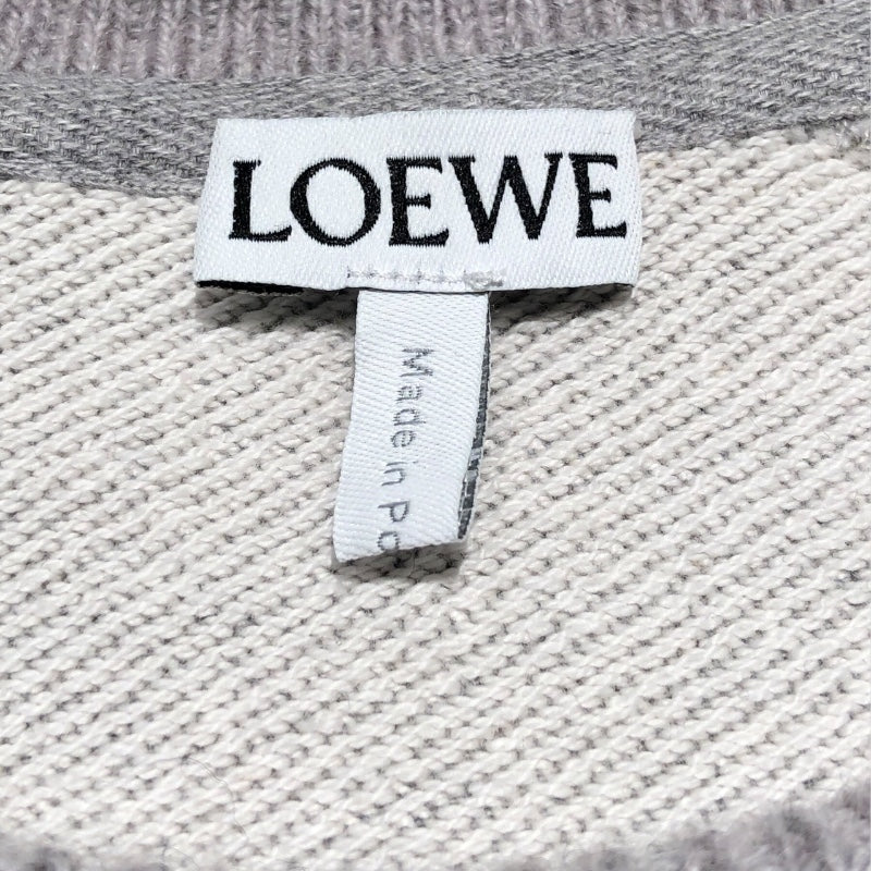 ロエベ LOEWE アナグラムロゴクロップドスウェットシャツ サイズS S359Y24X13 コットン コットン100% 他:羊毛94% ポリミアド5% エラスタン1% レディース スウェット