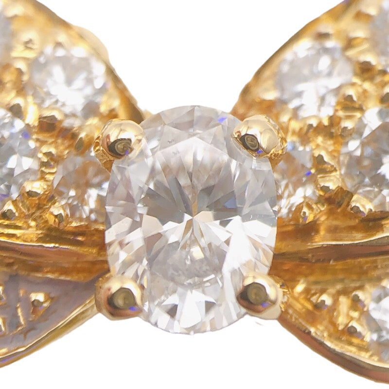ヴァンクリーフ＆アーペル Van Cleef & Arpels バタフライダイヤネックレス K18ゴールド ダイヤモンド(0.90ct) ダイヤモンド ジュエリー