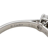 カルティエ Cartier ソリテール1895　ダイヤリング  PT950 ダイヤモンド ジュエリー