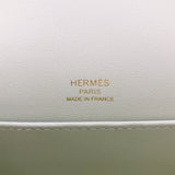 エルメス HERMES ゲタ B刻 グリネヴェ ゴールド金具 シェーブル レディース ショルダーバッグ