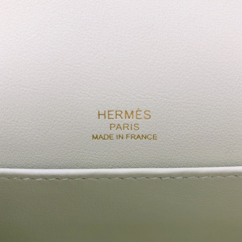 エルメス HERMES ゲタ B刻 グリネヴェ ゴールド金具 シェーブル レディース ショルダーバッグ