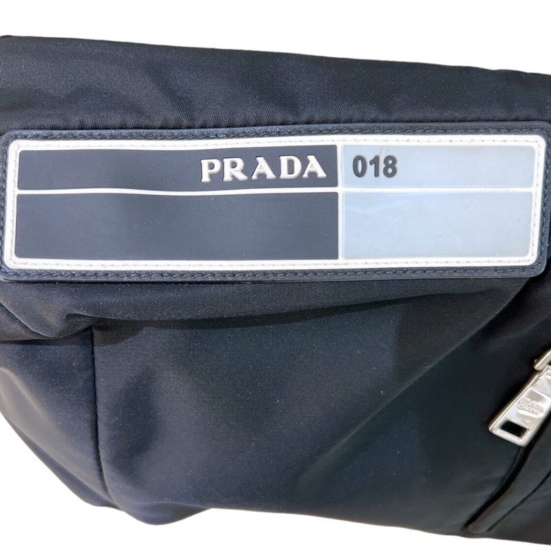 プラダ PRADA クロスボディバッグ 2VZ0023 ブラック シルバー金具 ナイロン メンズ ボディバッグ | 中古ブランドリユースショップ  OKURA(おお蔵)