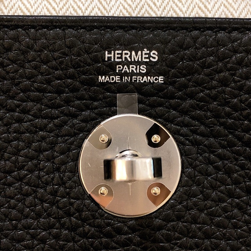 エルメス HERMES リンディ26 W刻印(2024年製) ブラック シルバー金具 トリヨンクレマンス レディース ハンドバッグ