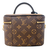 ルイ・ヴィトン LOUIS VUITTON ヴァニティNV PM M45165 ブラウン　ゴールド金具 モノグラム リバース レディース ハンドバッグ